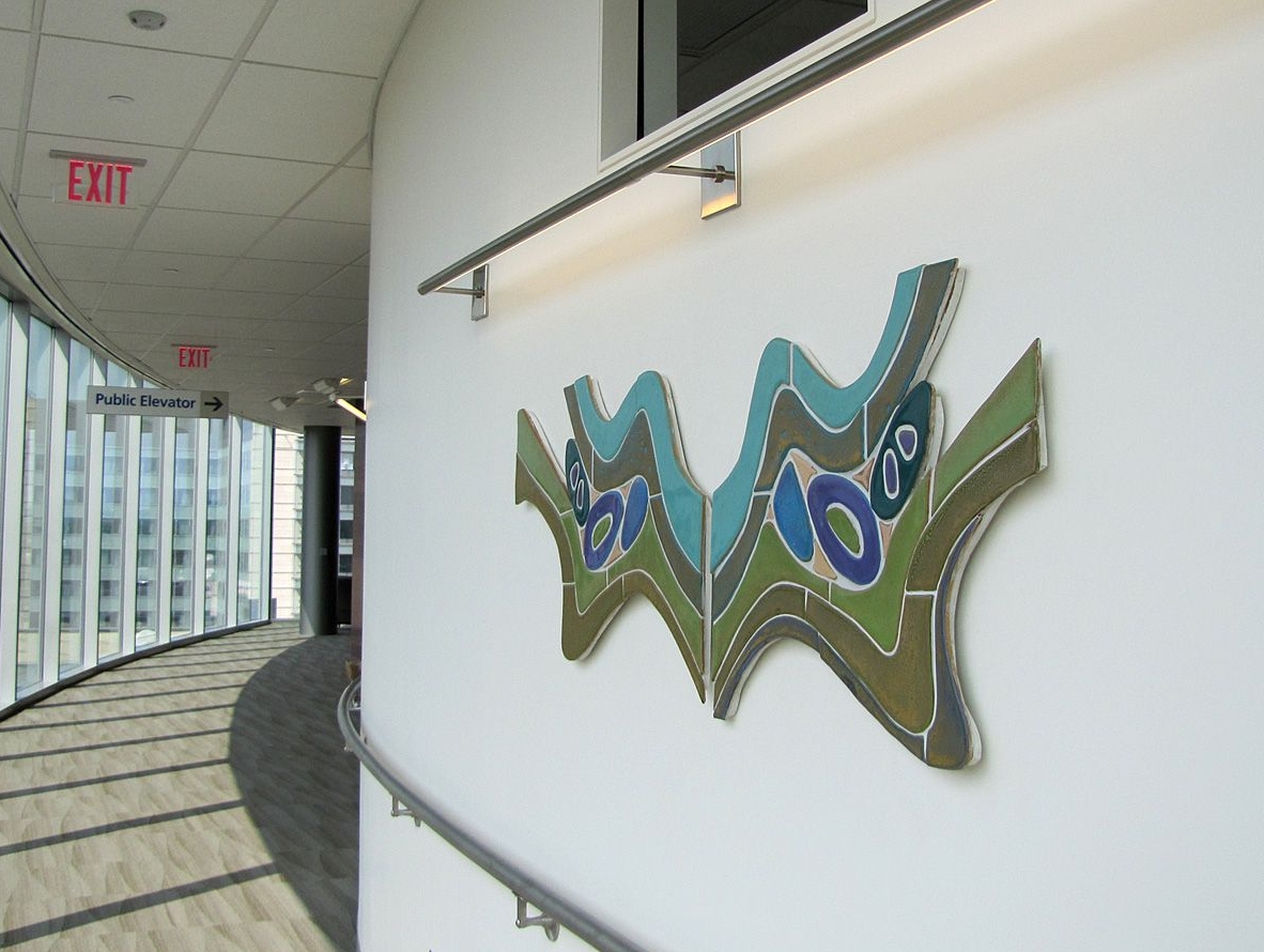 Wings - another two piece installation - UMass Medical Center..